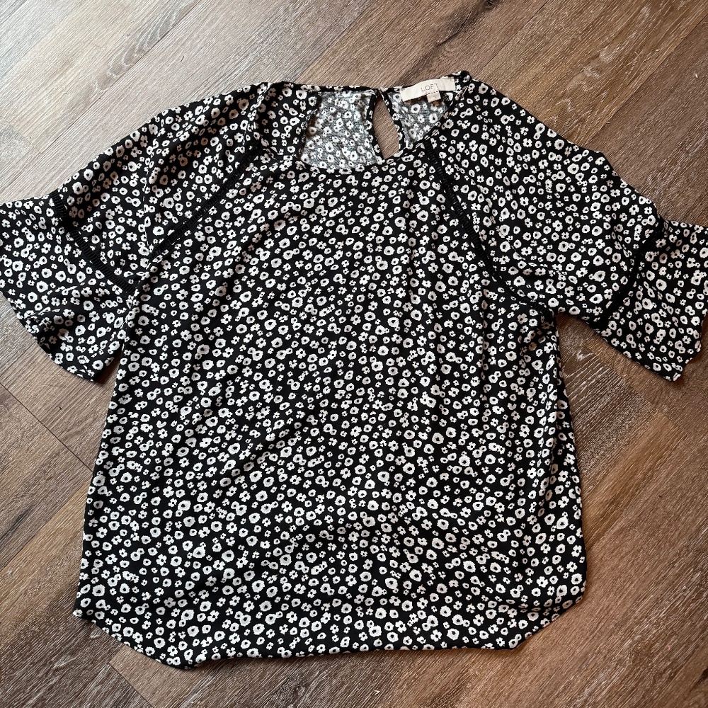 Loft Floral Blouse
